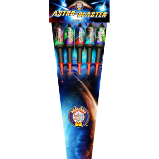 ASTRO BLASTER ROCKETS 5pk BROTHERS PYROTECHNICS

