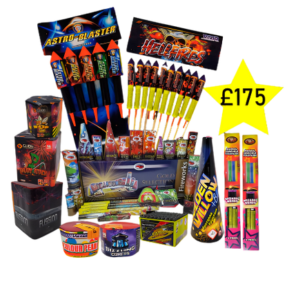 GOLD DISPLAY PACK FIREWORKS