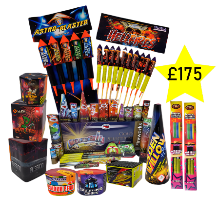 GOLD DISPLAY PACK FIREWORKS