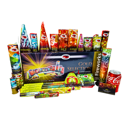 KIMBOLTON GOLD SELECTION BOX FIREWORK