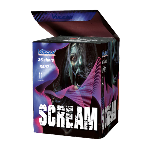 SCREAM LOUD CAKE BY VULCAN PYROTECHNICS

