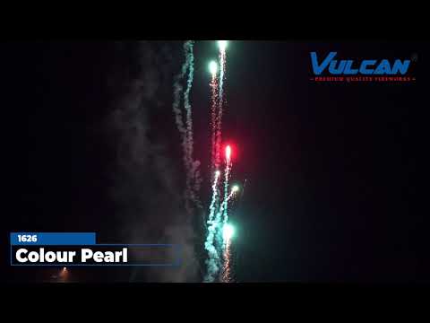 VULCAN PYROTECHNICS COLOUR PEARLS CAKE 96 SHOT

