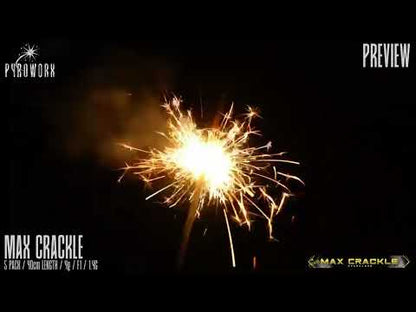 MAX CRACKLE SPARKLERS (45cm)